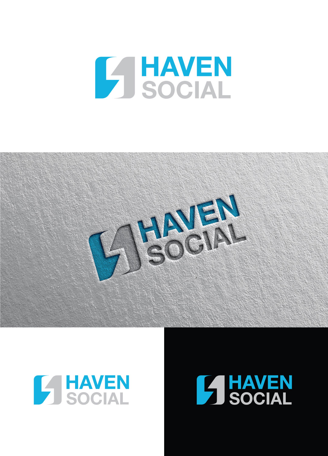 Logo Design by chris Ray for Haven Social | Design #29635813