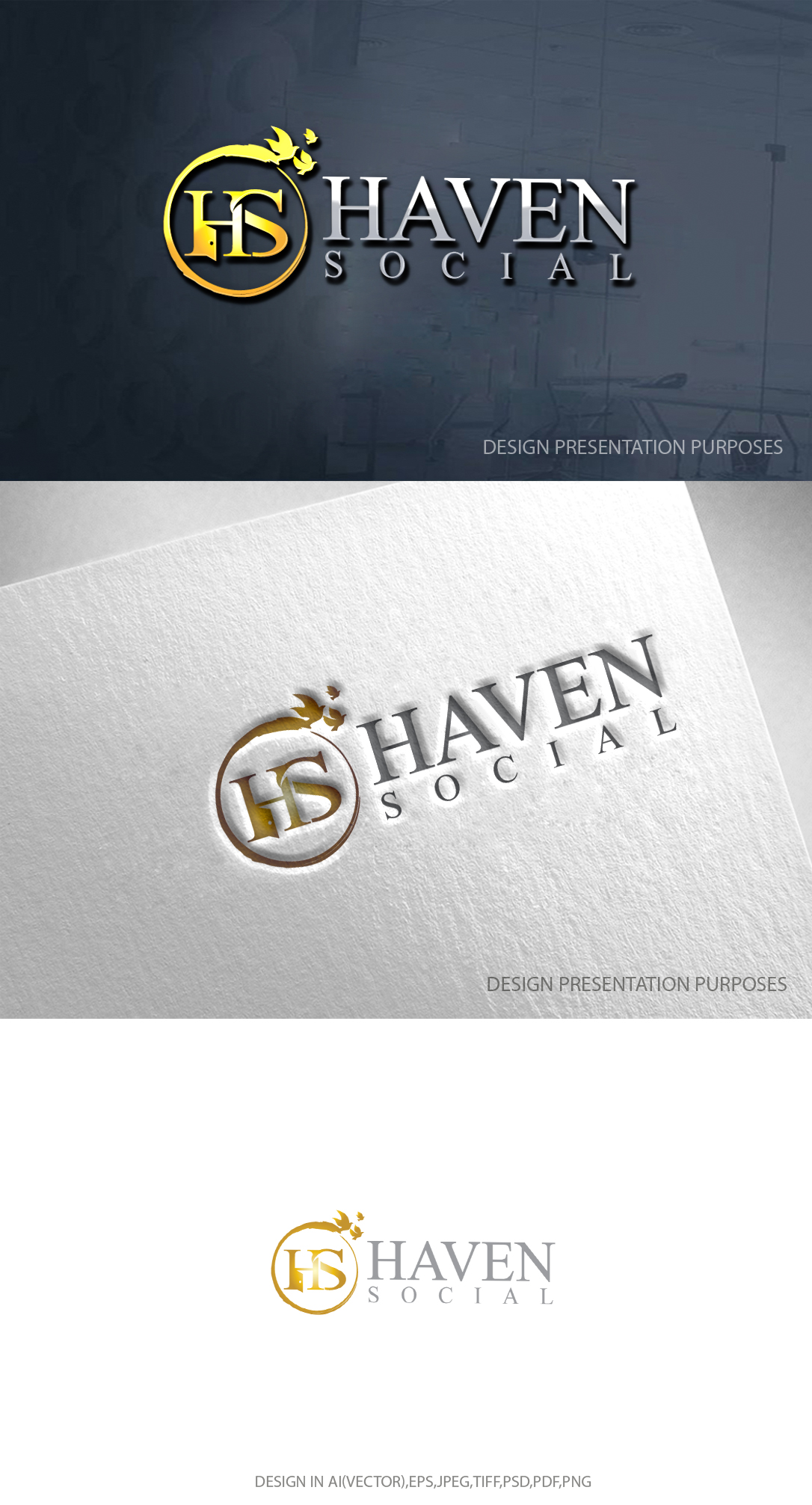 Logo Design by zebronicgraphic for Haven Social | Design #29640528