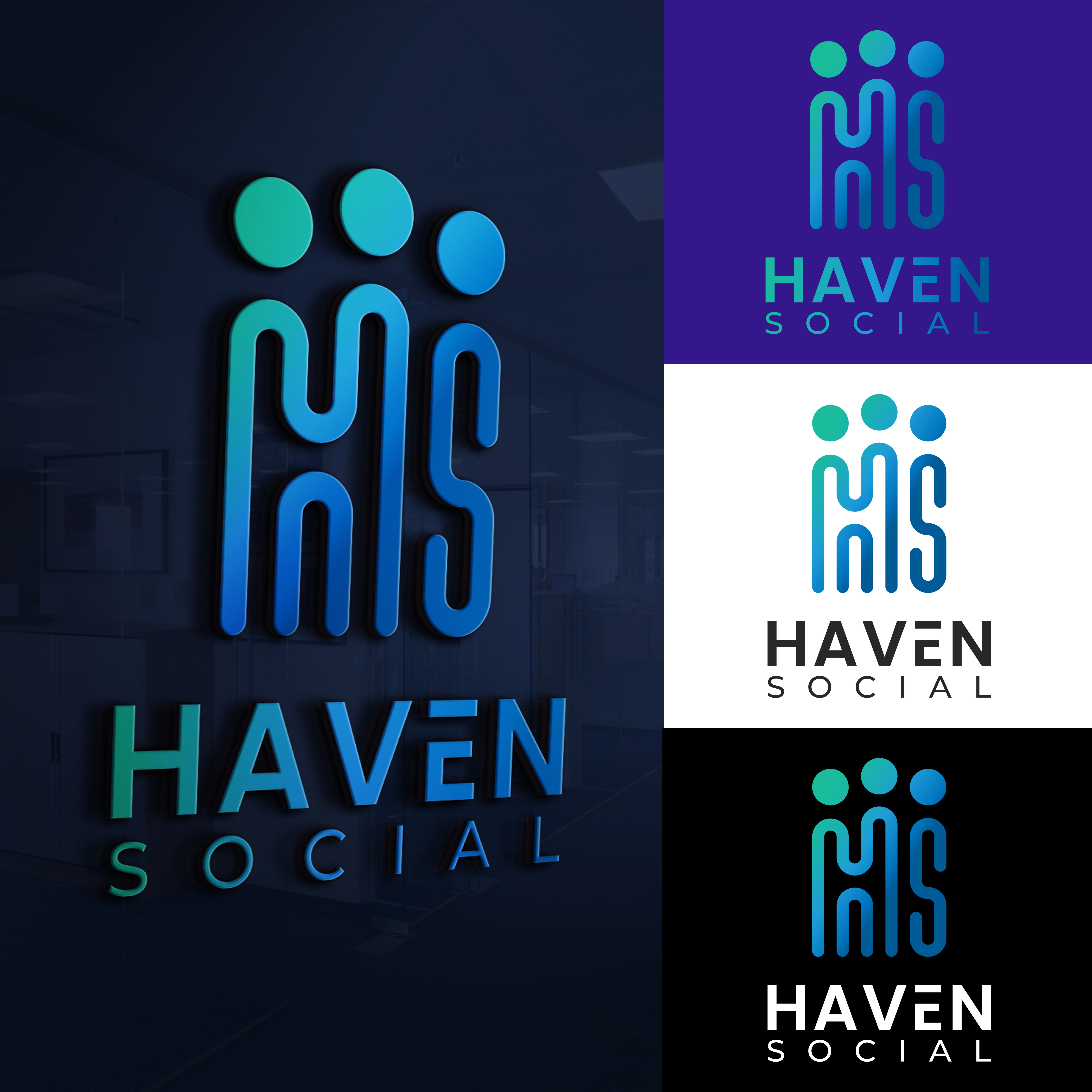 Diseño de Logo por Lukil Araya para Haven Social | Diseño #29661219
