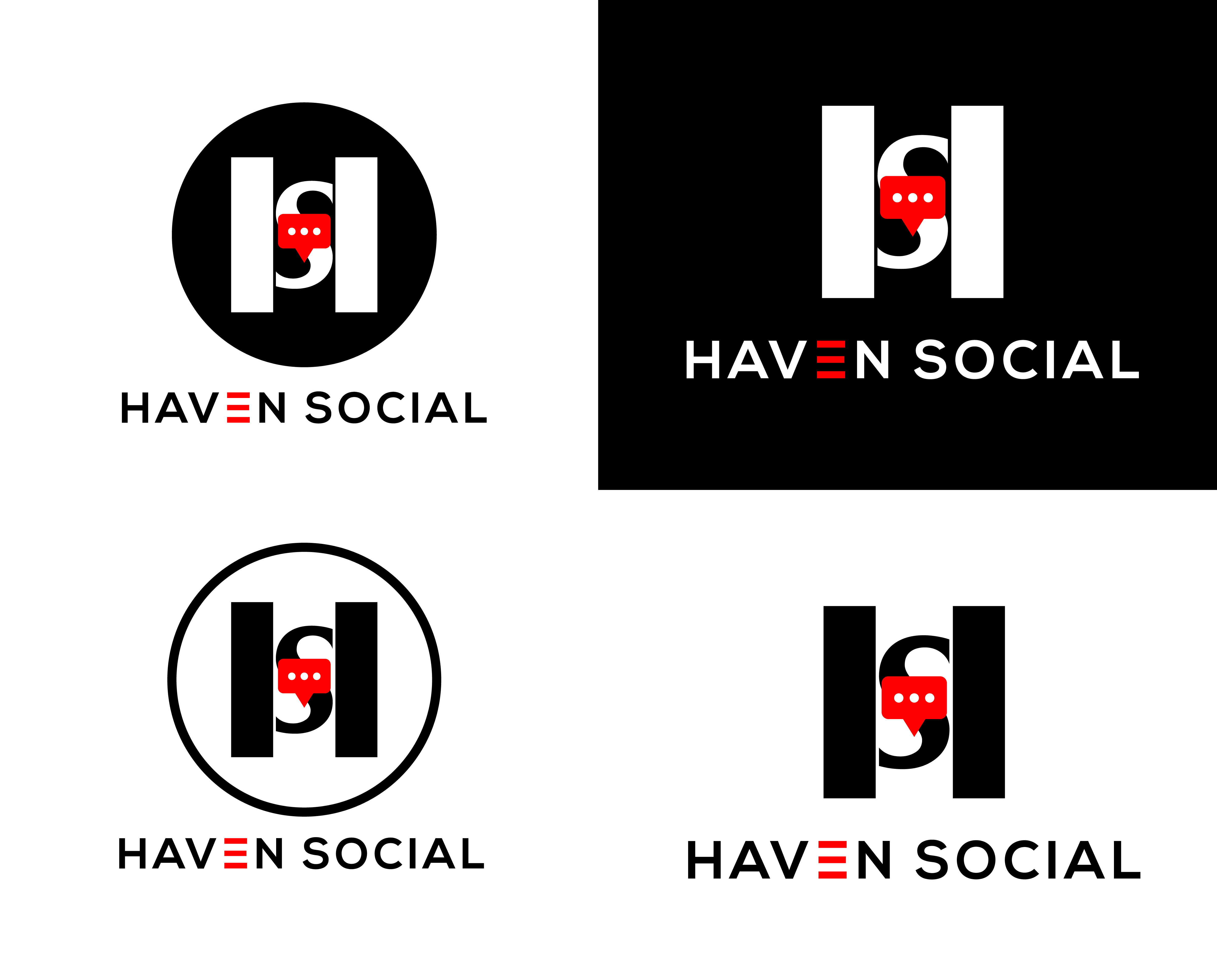 Logo Design by vidarshana 2 for Haven Social | Design #29640250