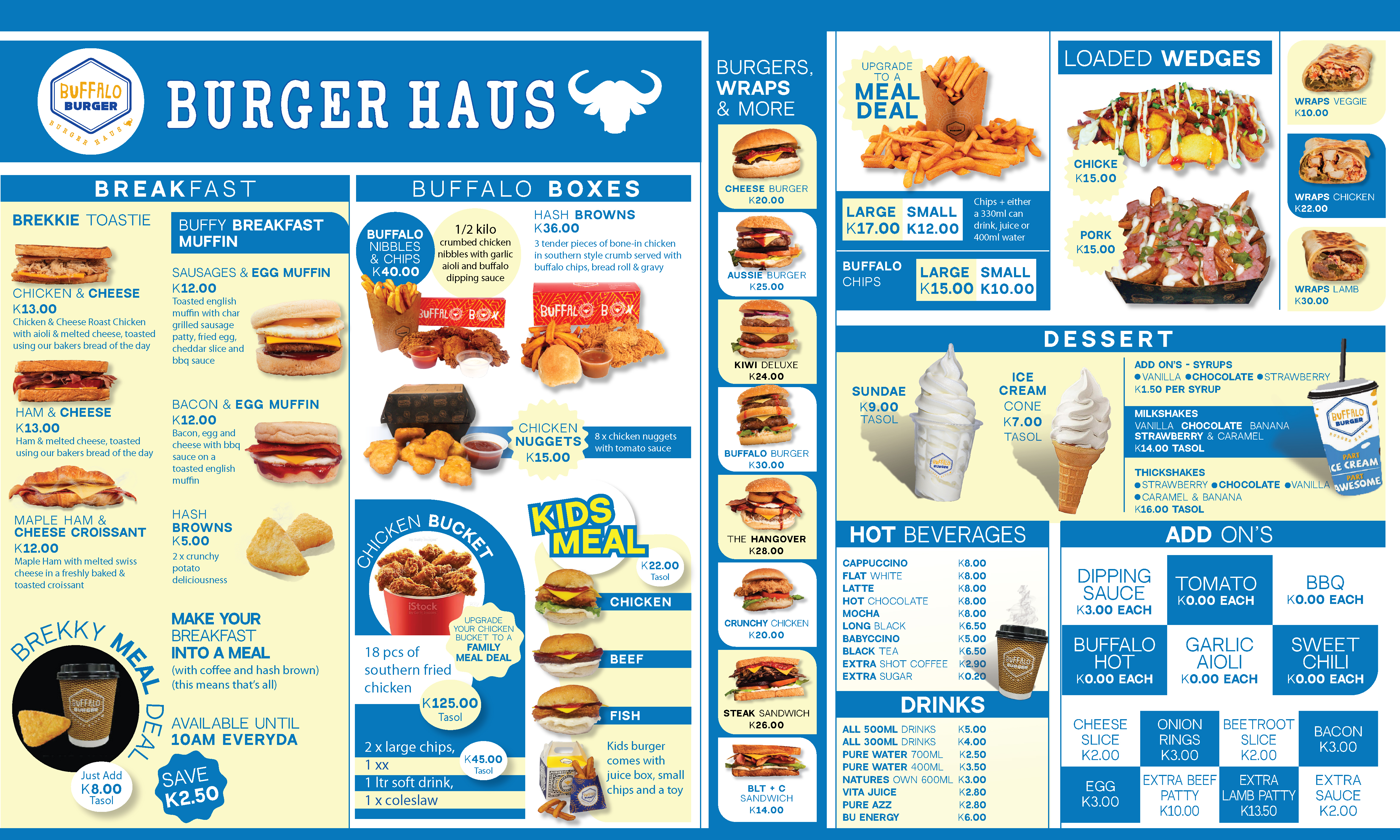 Menu Design by Ayesha graphic for this project | Design #29671343