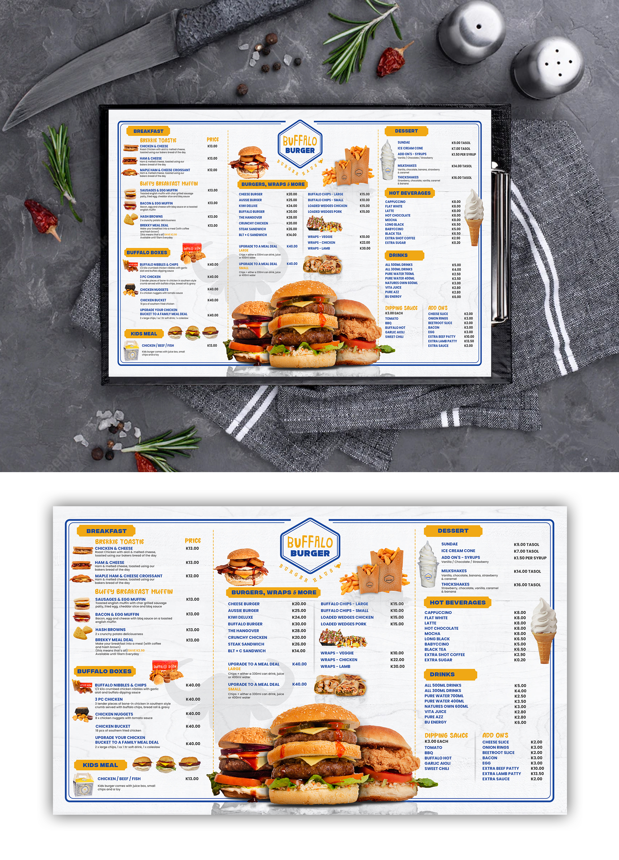 Menu Design by debdesign for this project | Design #29654038