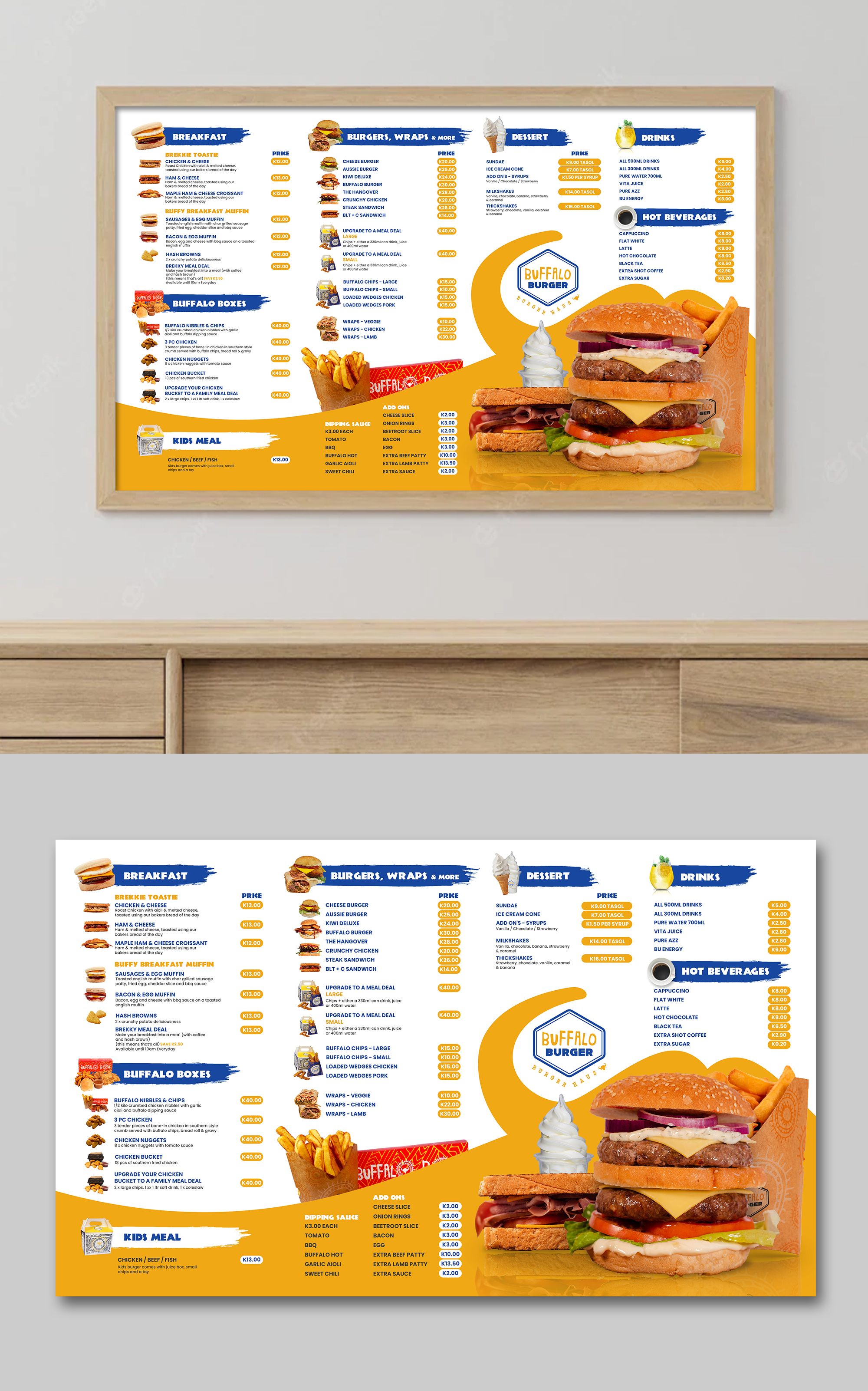 Menu Design by debdesign for this project | Design #29654201