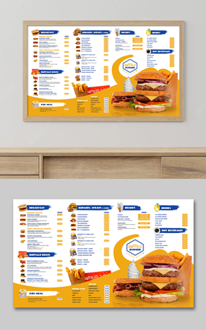 Menu Design by debdesign for this project | Design: #29654201