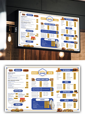 Menu Design by debdesign for this project | Design: #29654345