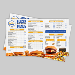 Menu Design by debdesign for this project | Design: #29654437