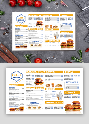 Menu Design by debdesign for this project | Design: #29654660