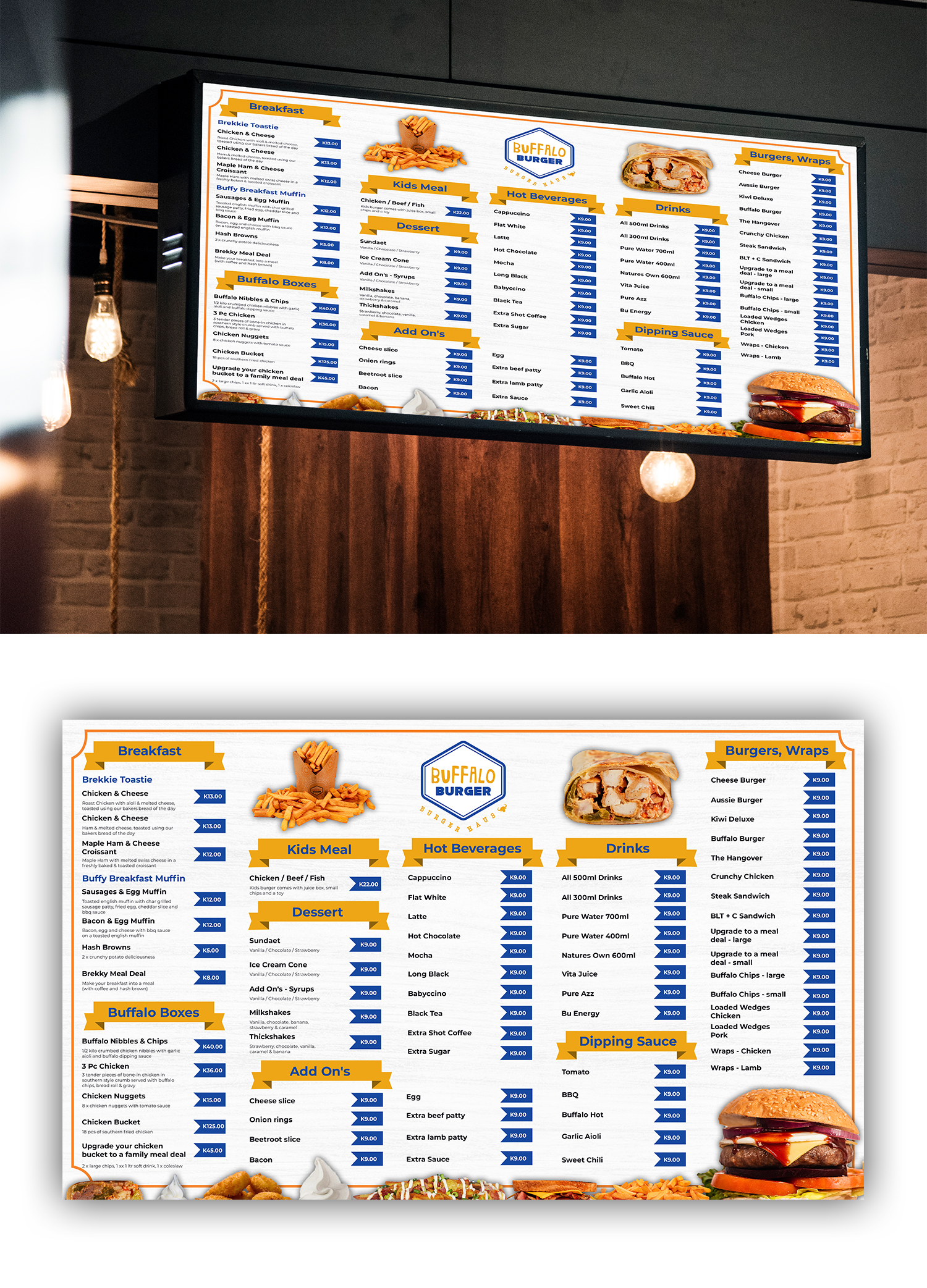 Menu Design by debdesign for this project | Design #29654680