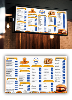 Menu Design by debdesign for this project | Design: #29654680