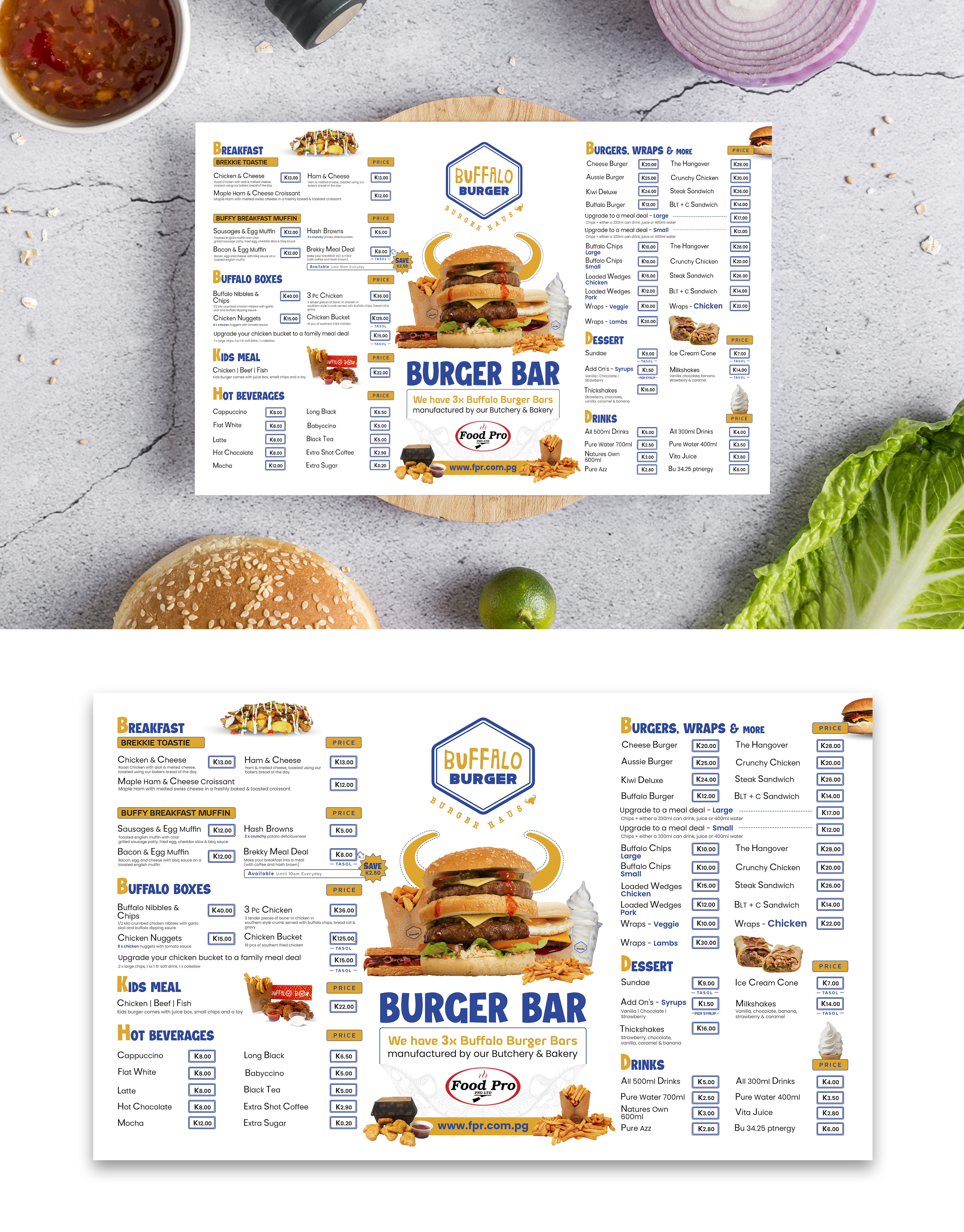 Menu Design by debdesign for this project | Design #29654785
