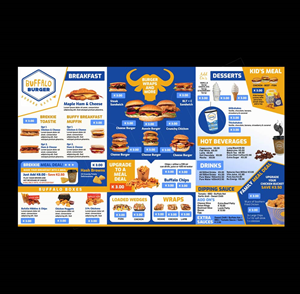 Menu Design by DA. for this project | Design: #29643120
