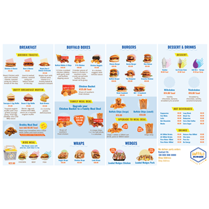 Menu Design by Sweet Bird