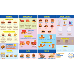 Menu Design by Sweet Bird for this project | Design: #29661099