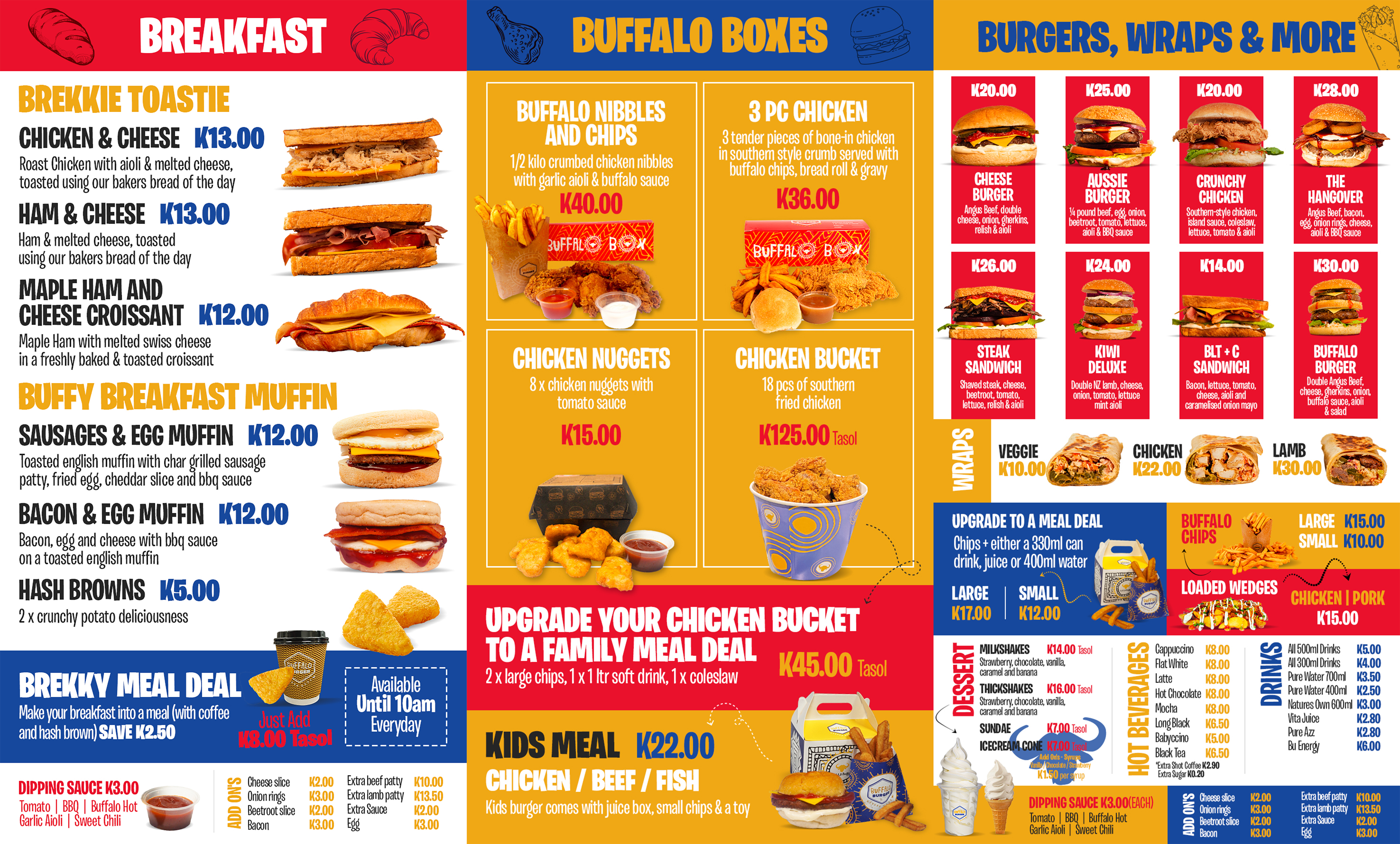 Menu Design by Graphic Guy for this project | Design #29701618