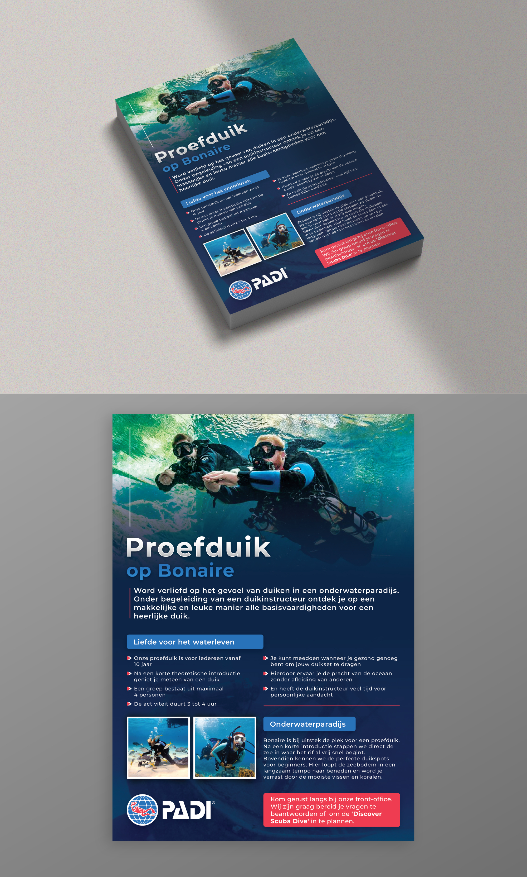 Flyer Design by KreativeMadz for AB Dive | Design #29644521