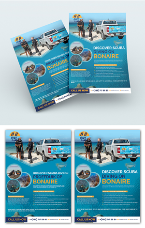 Flyer Design by Design Motion for AB Dive | Design: #29649371