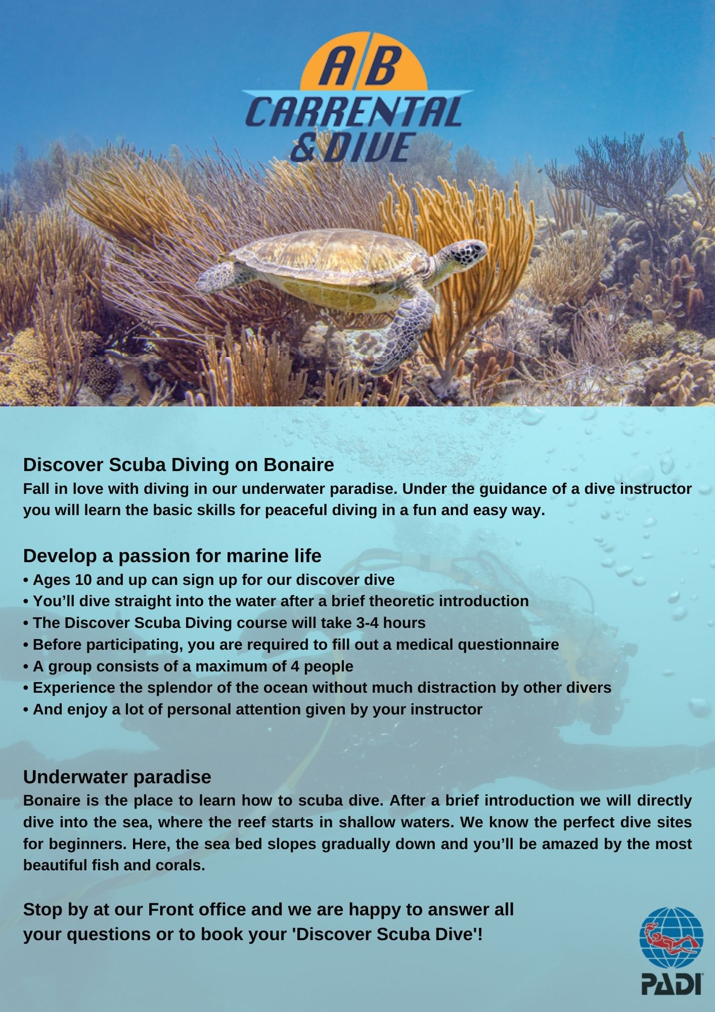 Flyer Design by Ricardo Soares for AB Dive | Design #29642879