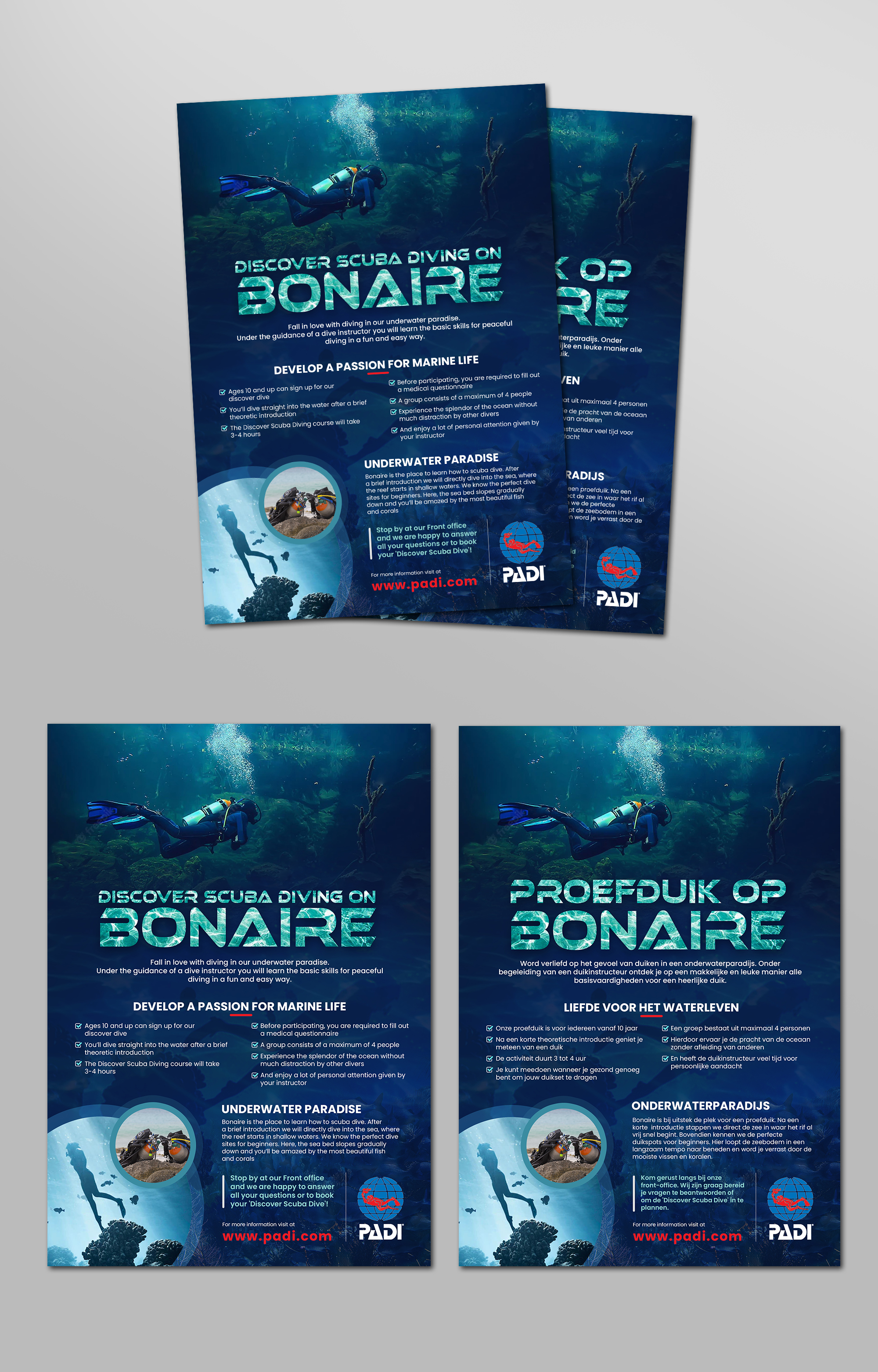 Flyer Design by debdesign for AB Dive | Design #29643809