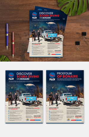 Flyer Design by debdesign for AB Dive | Design: #29644418
