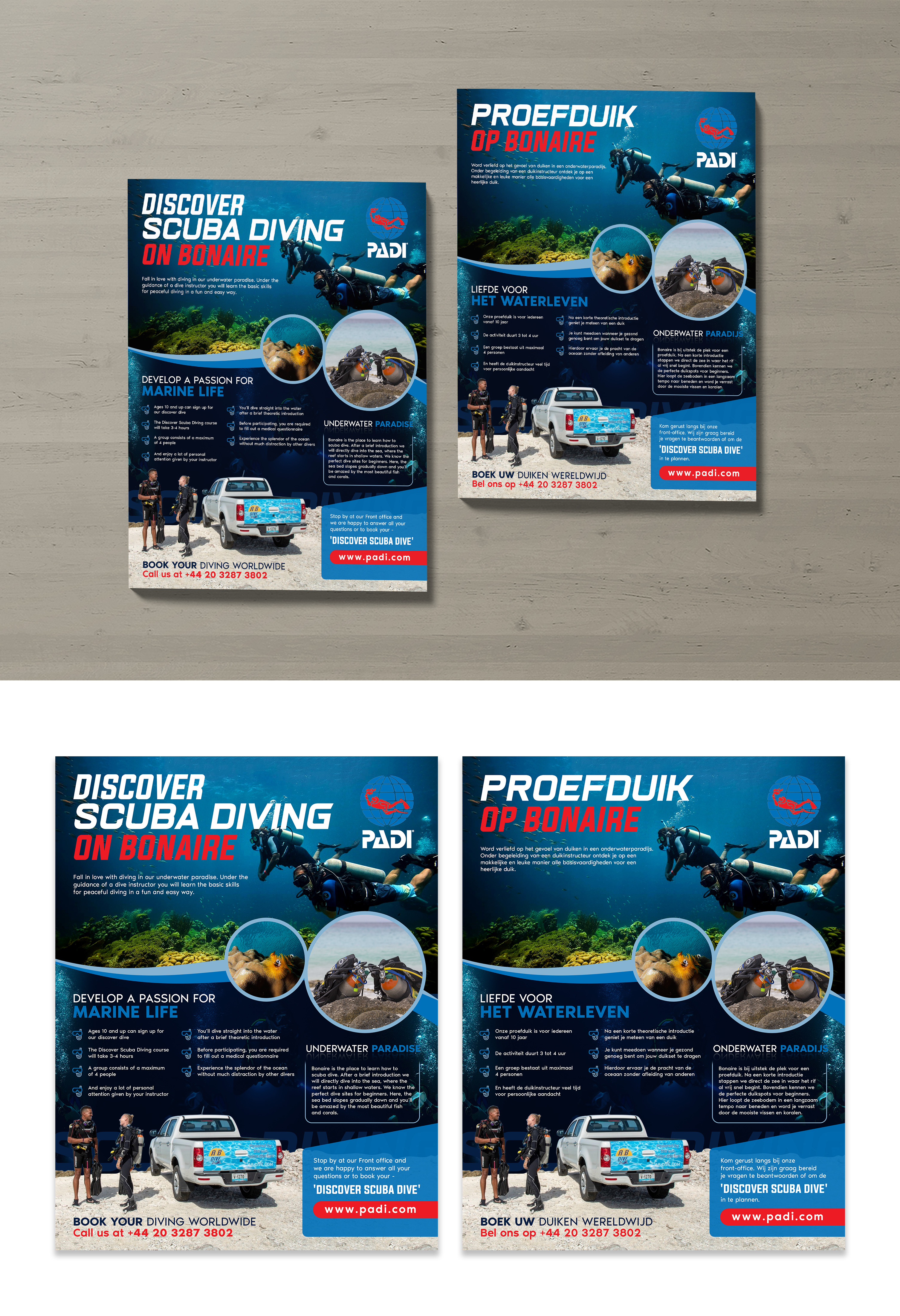 Flyer Design by debdesign for AB Dive | Design #29645020