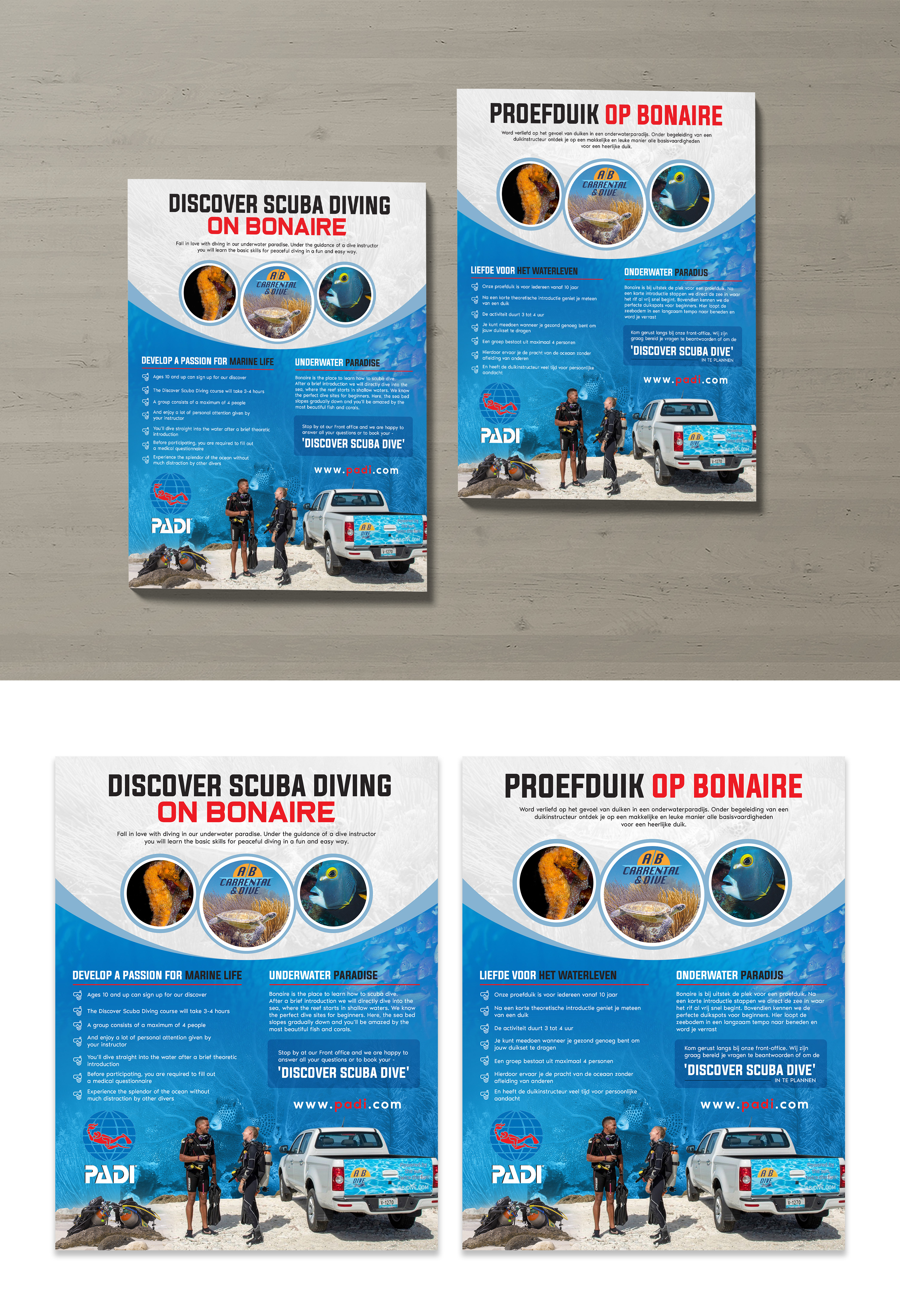 Flyer Design by debdesign for AB Dive | Design #29645155
