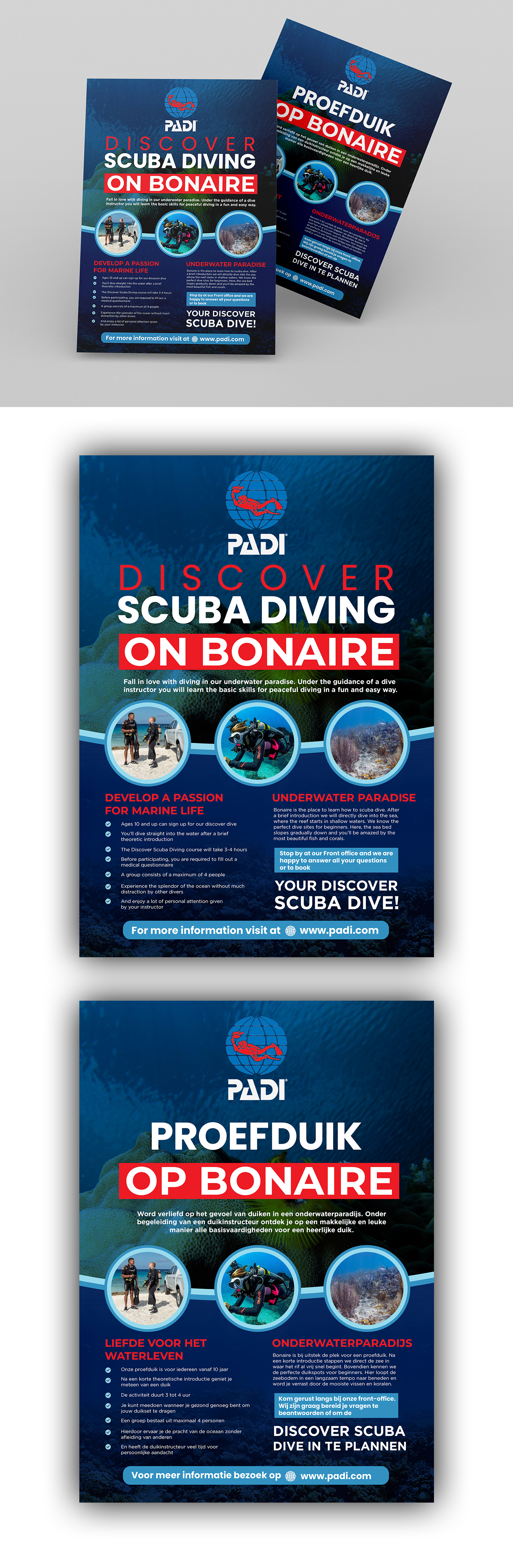 Flyer Design by debdesign for AB Dive | Design #29645457