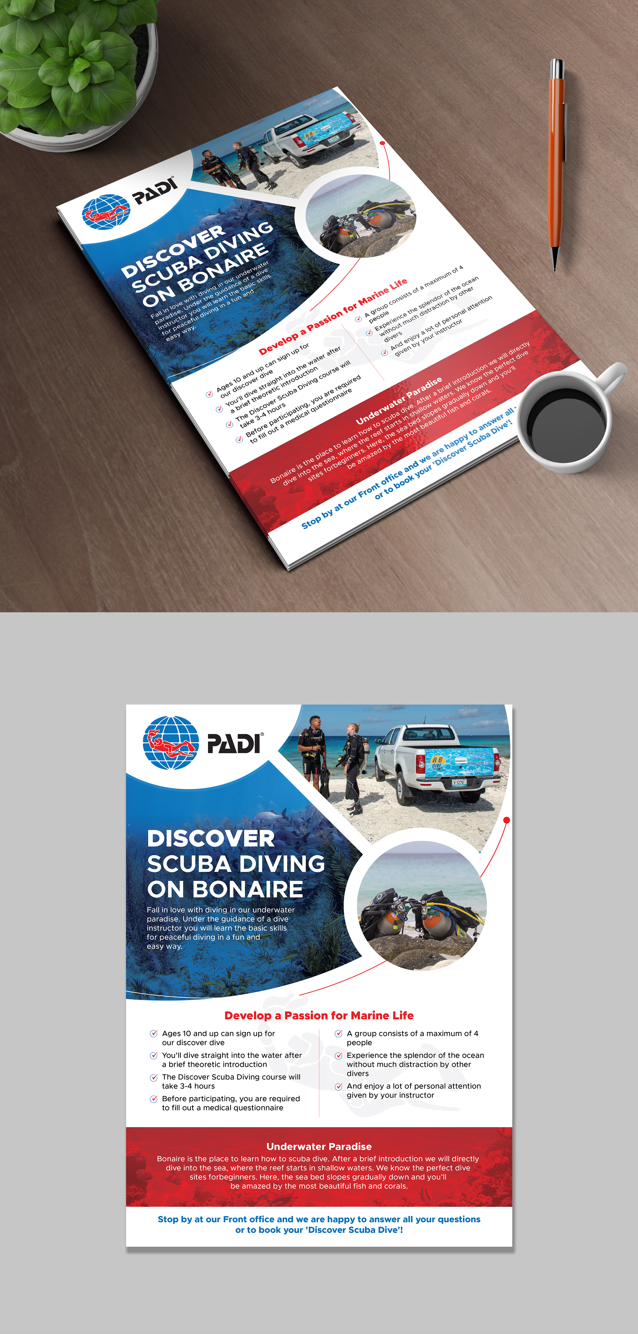Flyer Design by 123graphics for AB Dive | Design #29643716