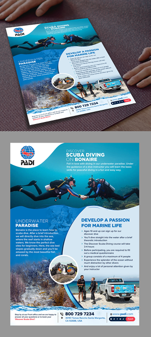Flyer Design by 123graphics for AB Dive | Design: #29643841
