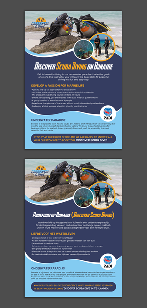 Flyer Design by ecorokerz for AB Dive | Design: #29649453