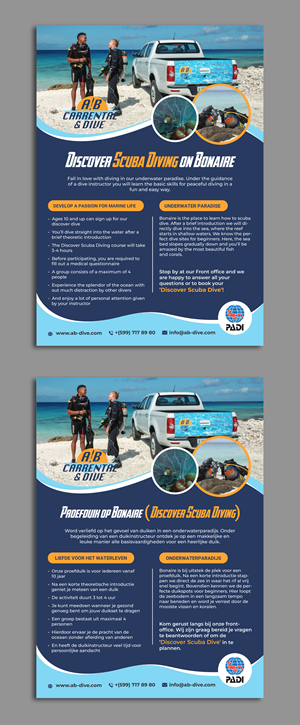 Flyer Design by ecorokerz for AB Dive | Design: #29654397
