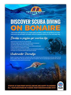 Flyer Design by SAI DESIGNS for AB Dive | Design: #29645859