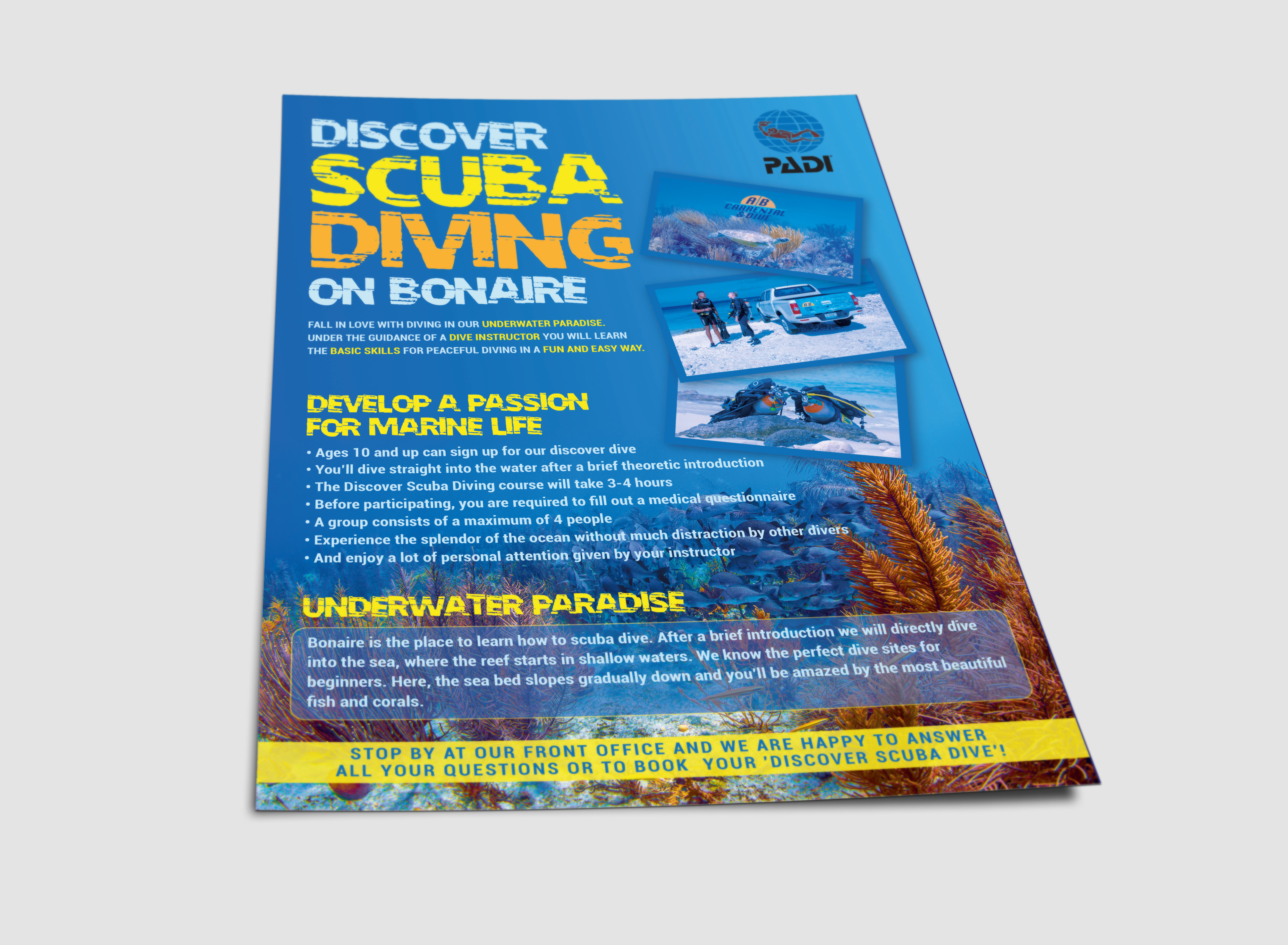 Flyer Design by Inventive Design for AB Dive | Design #29641631