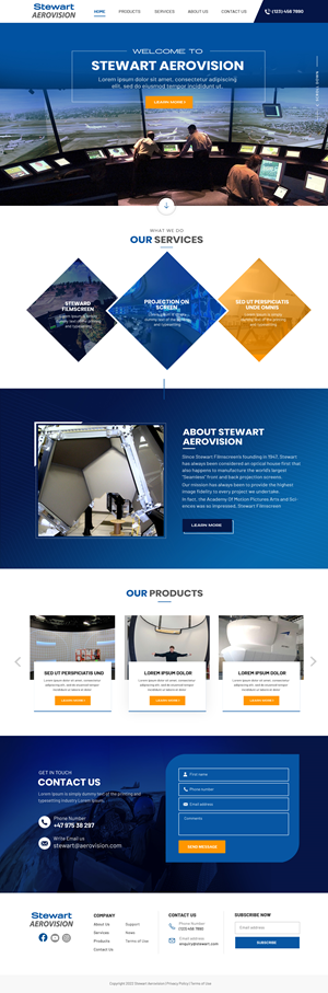 Web Design by Blue Sparrow for this project | Design: #29658871