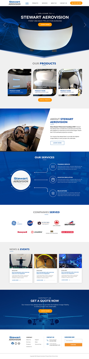 Web Design by Blue Sparrow for this project | Design: #29659855