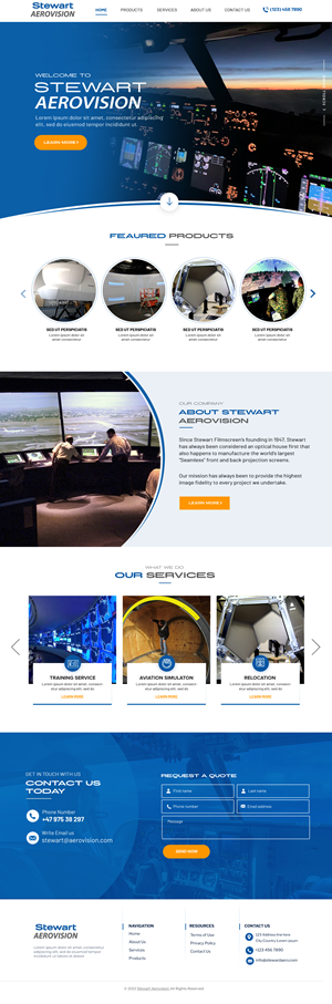 Web Design by Blue Sparrow for this project | Design: #29659949