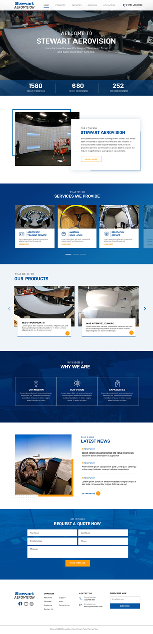 Web Design by Blue Sparrow for this project | Design: #29661098