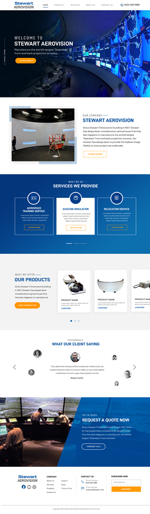 Web Design by Blue Sparrow for this project | Design: #29666669