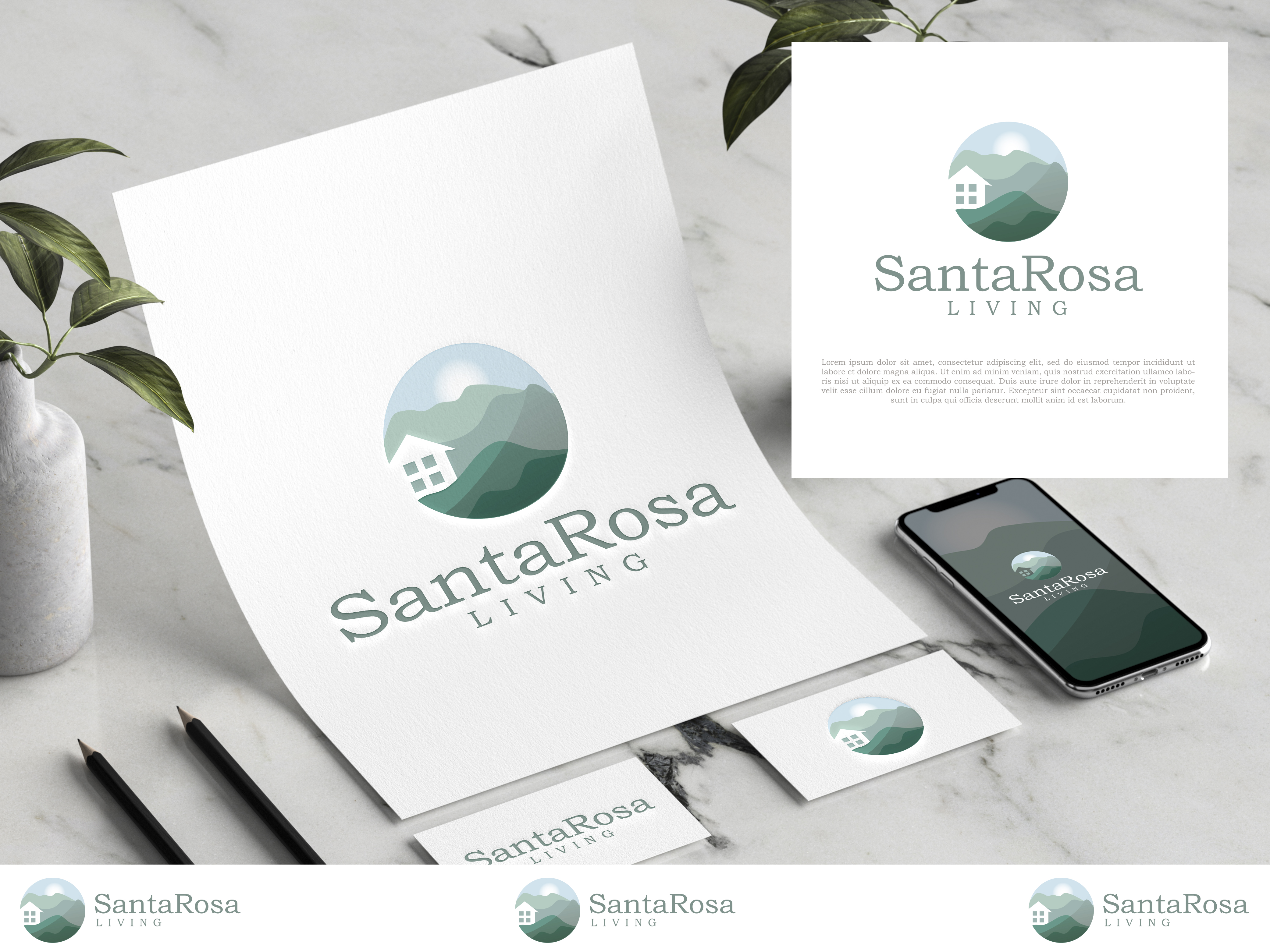 Logo Design by KillipINC for Santa Rosa Living | Design #29670332