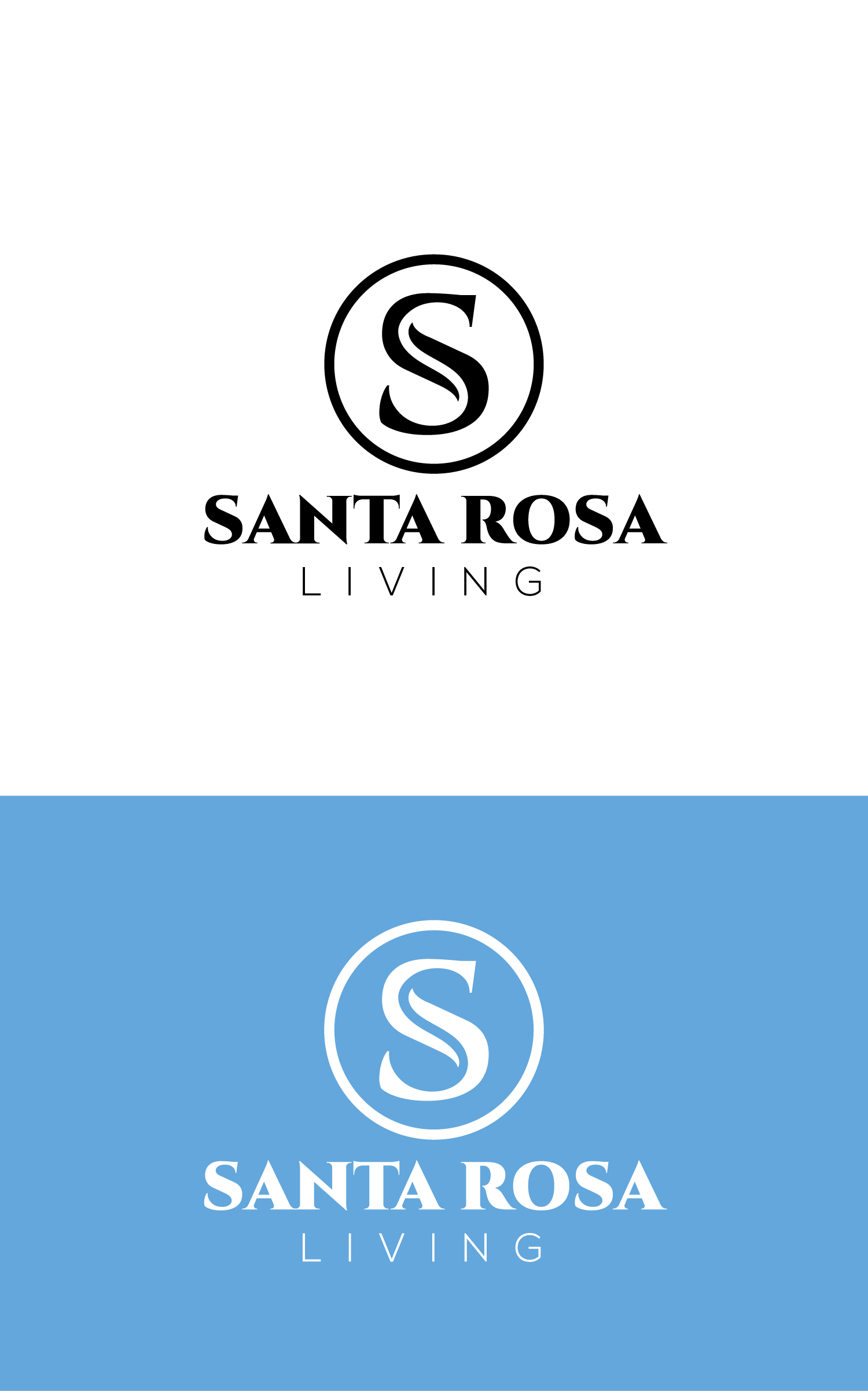 Logo Design by vidarshana 2 for Santa Rosa Living | Design #29665336