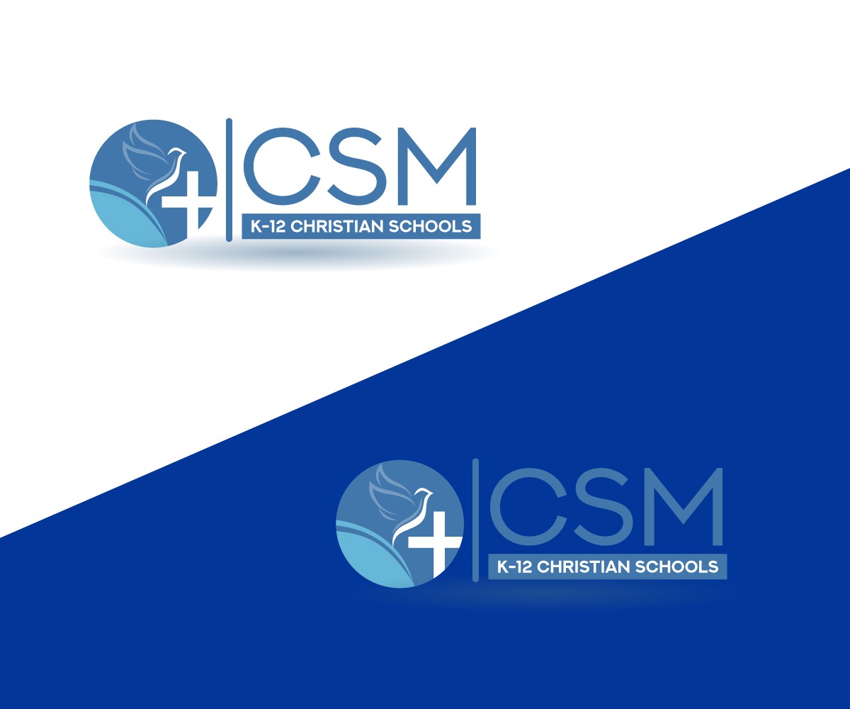 Logo Design by Paint-Tools for Christian School Management | Design #29650182