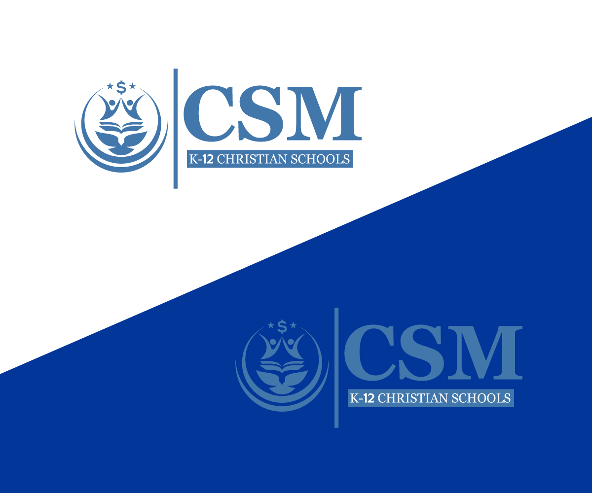 Logo Design by Paint-Tools for Christian School Management | Design #29654404