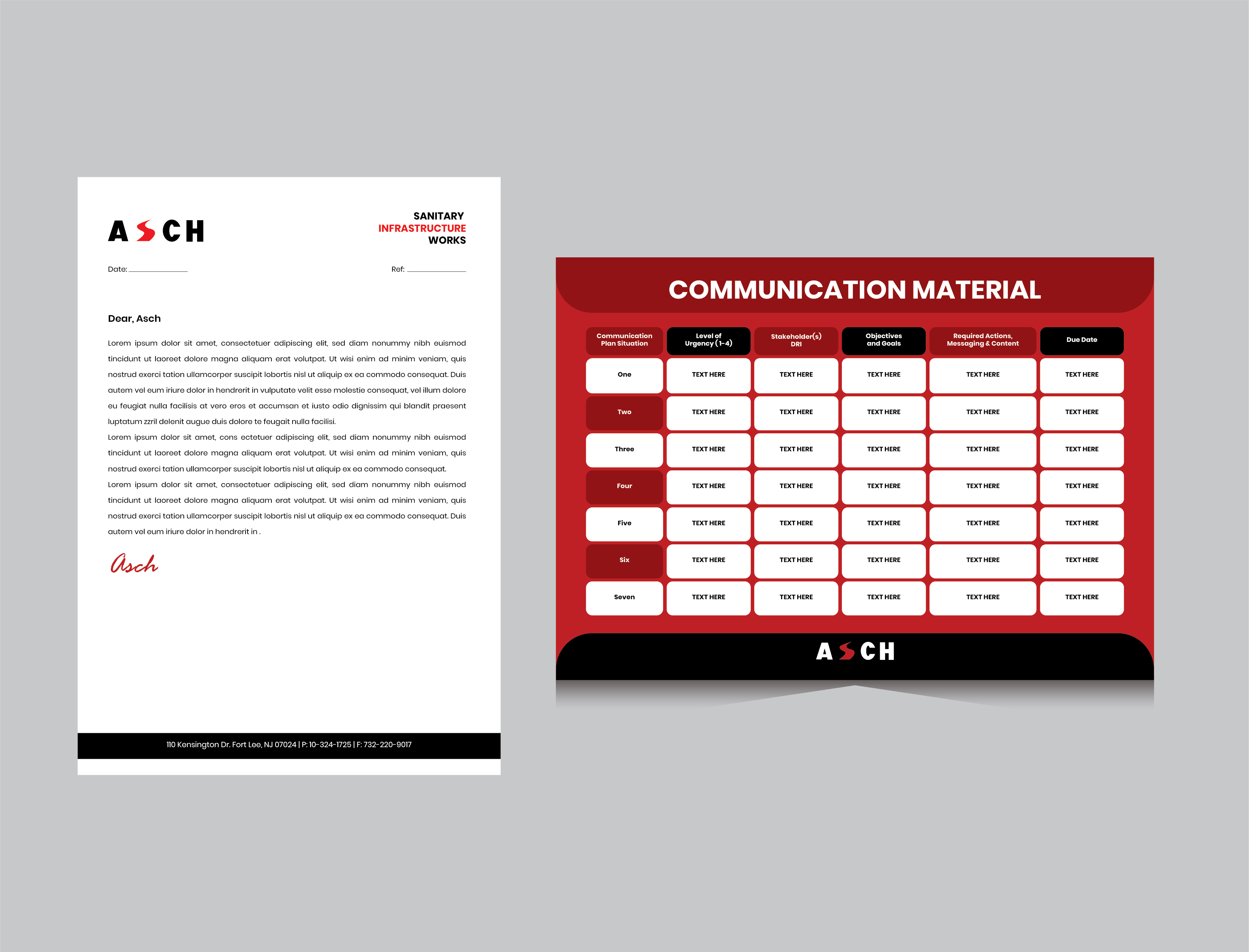 Word Template Design by 3Guys for ASCH Caribe | Design #29672128