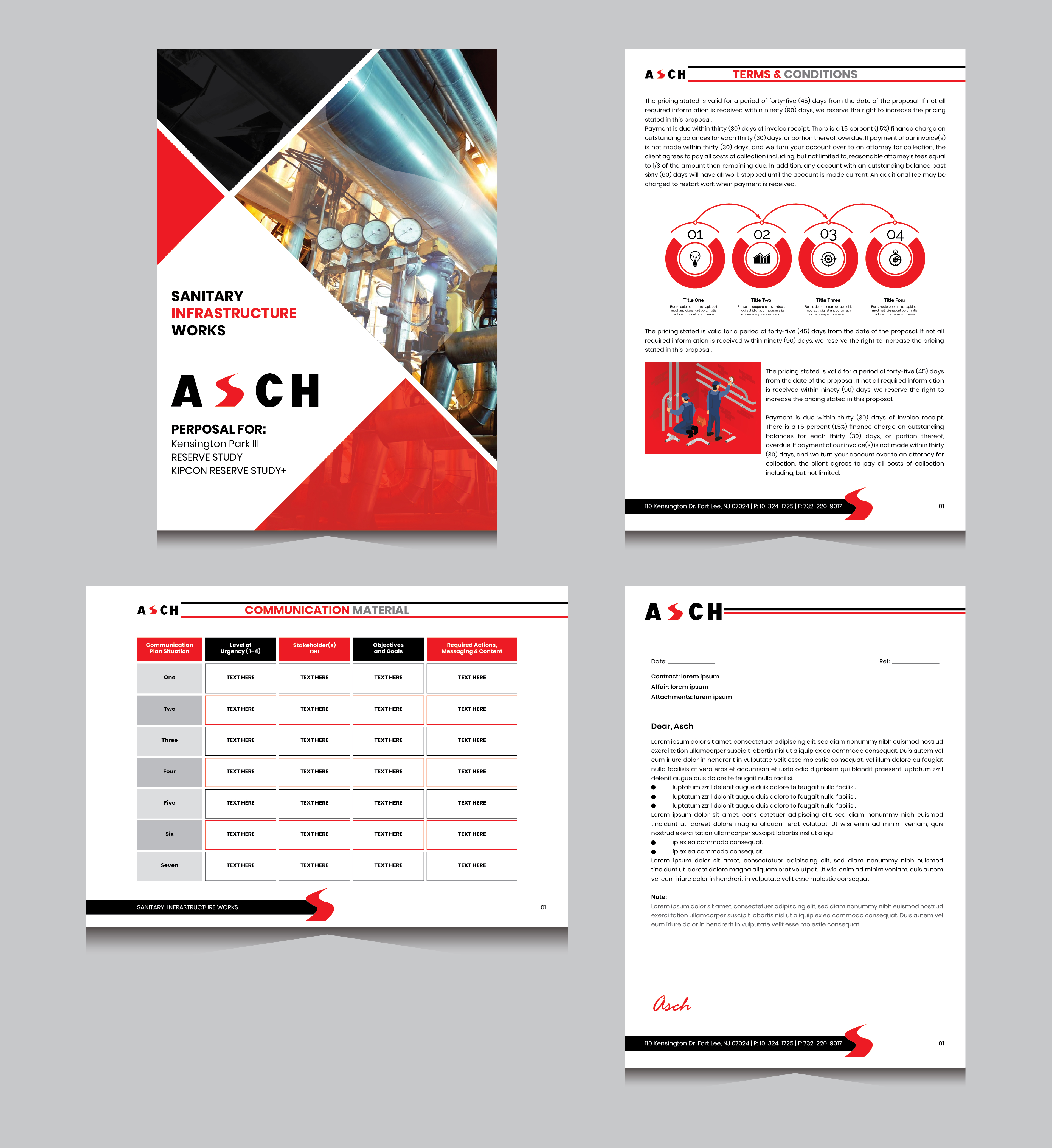 Word Template Design by 3Guys for ASCH Caribe | Design #29675466