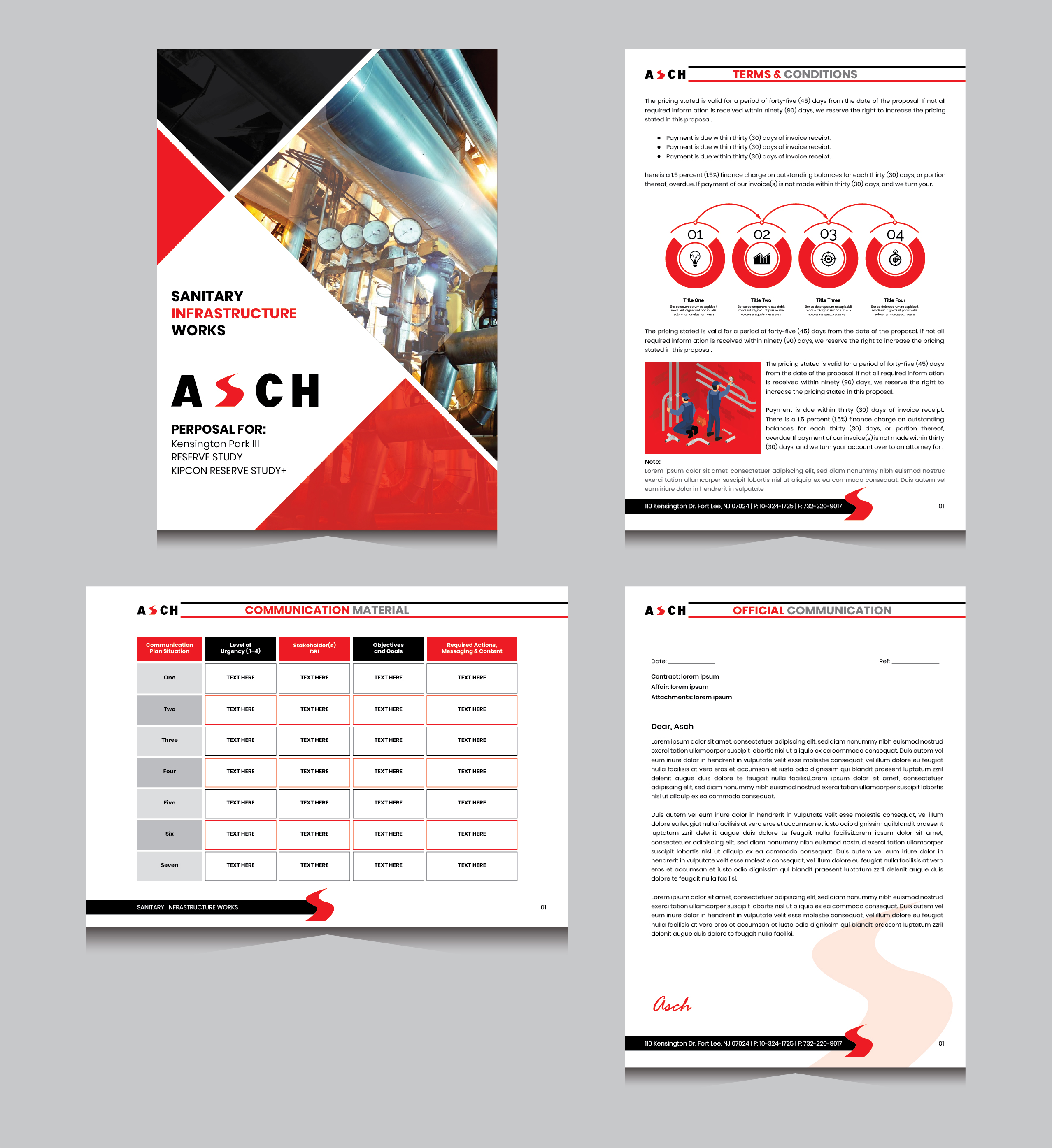Word Template Design by 3Guys for ASCH Caribe | Design #29680313