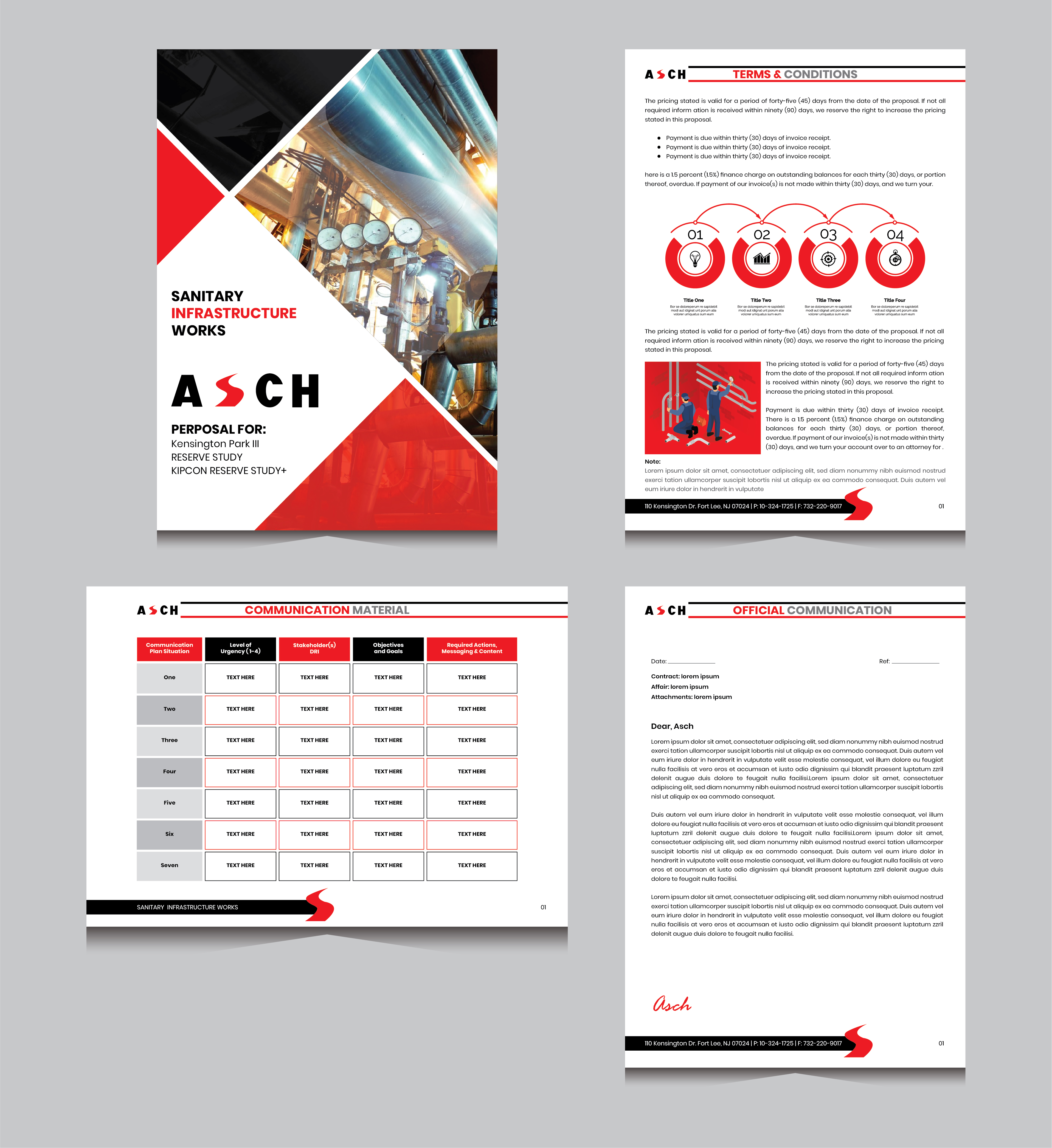 Word Template Design by 3Guys for ASCH Caribe | Design #29680749