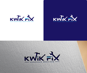 Logo Design by RS_Design for Kwik Fix Handyman Services LLC | Design: #29649583