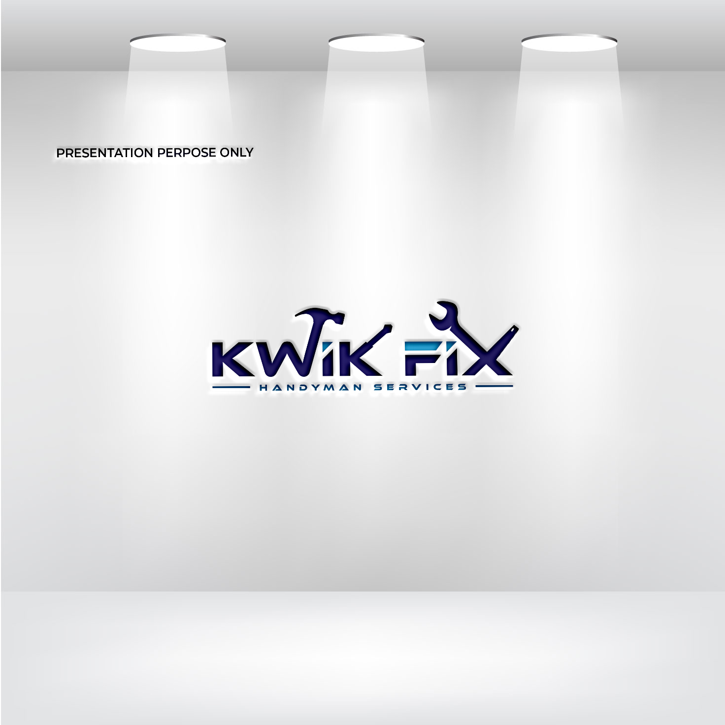 Logo Design by RS_Design for Kwik Fix Handyman Services LLC | Design #29649584