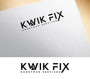 Logo Design by okimok for Kwik Fix Handyman Services LLC | Design: #29653901