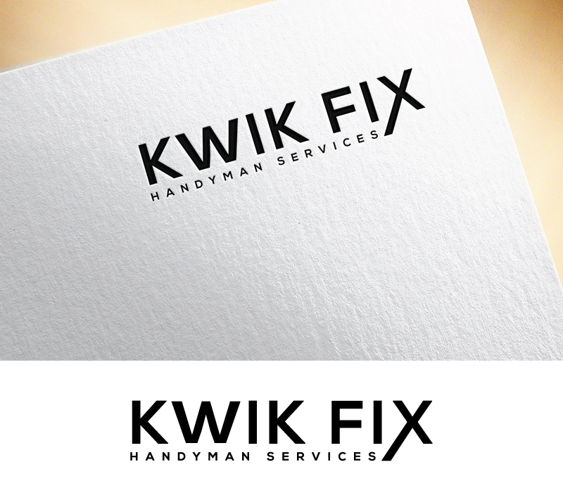 Logo Design by okimok for Kwik Fix Handyman Services LLC | Design #29659913