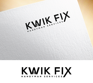 Logo Design by okimok for Kwik Fix Handyman Services LLC | Design: #29659922